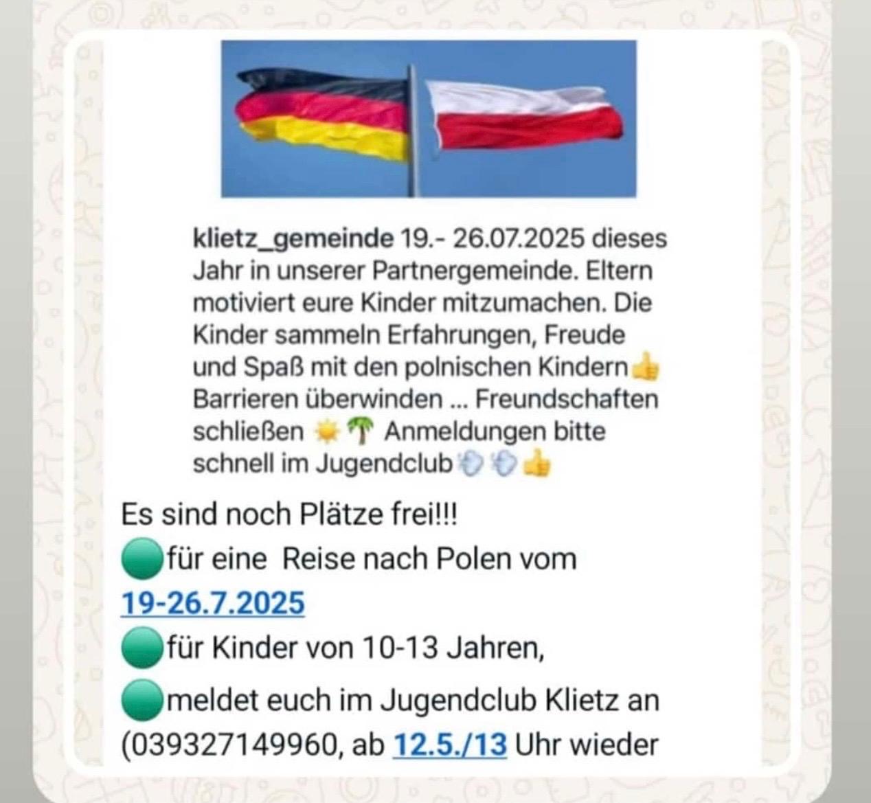 Reise zu polnischen Freunden