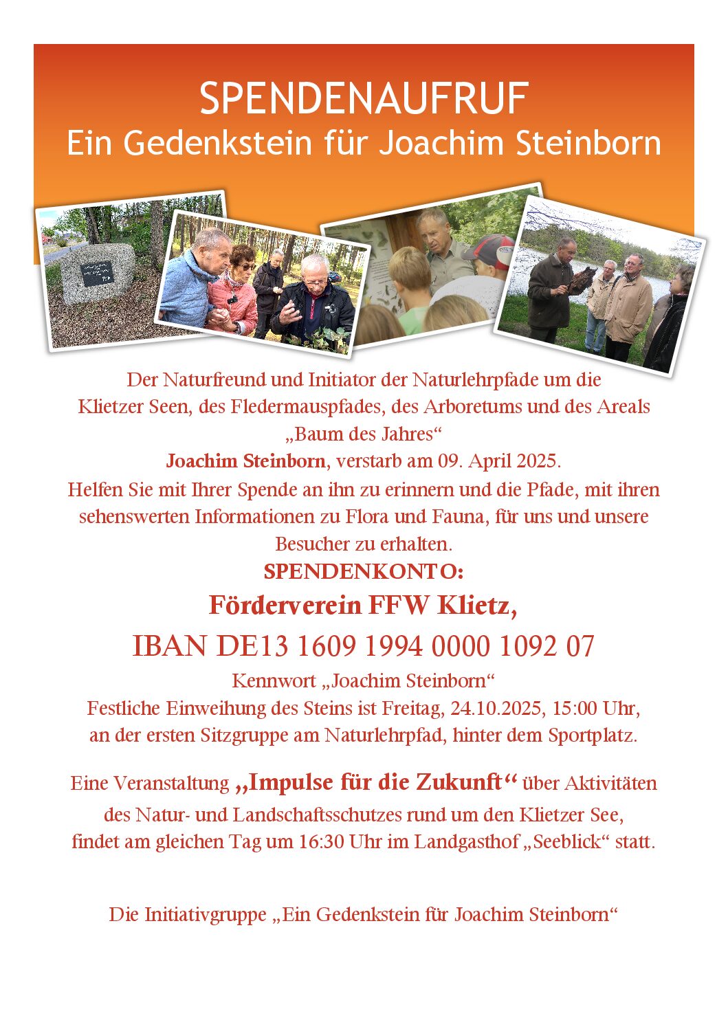 2025 Steinborn Spendenplakat - neu -